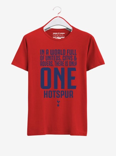 Tottenham-Hotspurs-One-Hotspur-T-Shirt-01-Men-Red-Hanging