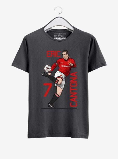 Manchester-United-Legend-Cantona-T-Shirt-01-Charcoal-Melange