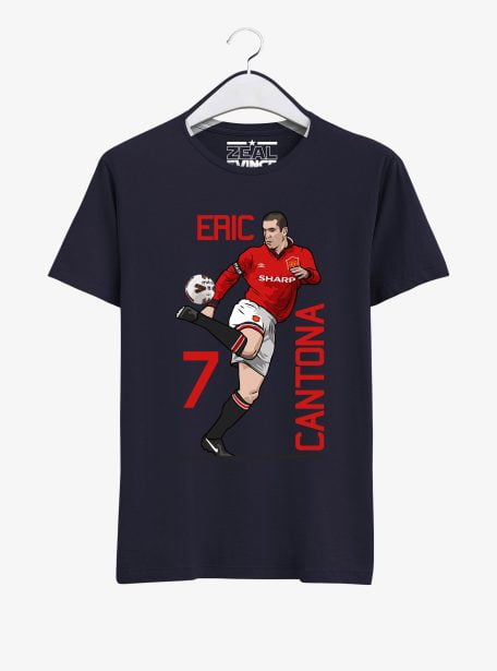 Manchester-United-Legend-Cantona-T-Shirt-01-Navy-Blue