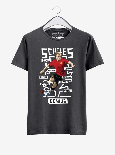 Manchester-United-Legend-Paul-Scholes-T-Shirt-01-Charcoal-Melange