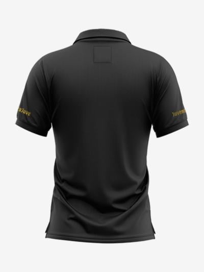 Juventus-Golden-Crest-Black-Polo-T-Shirt-Back