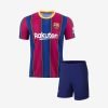 Kids-Barcelona-Home-Football-Jersey-And-Shorts-20-21-Season