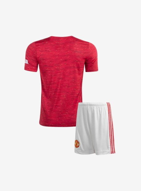 Kids-Manchester-United-Home-Football-Jersey-And-Shorts-20-21-Season-Back