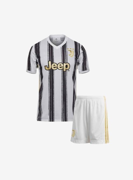 Kids-Juventus-Home-Football-Jersey-And-Shorts-20-21-Season