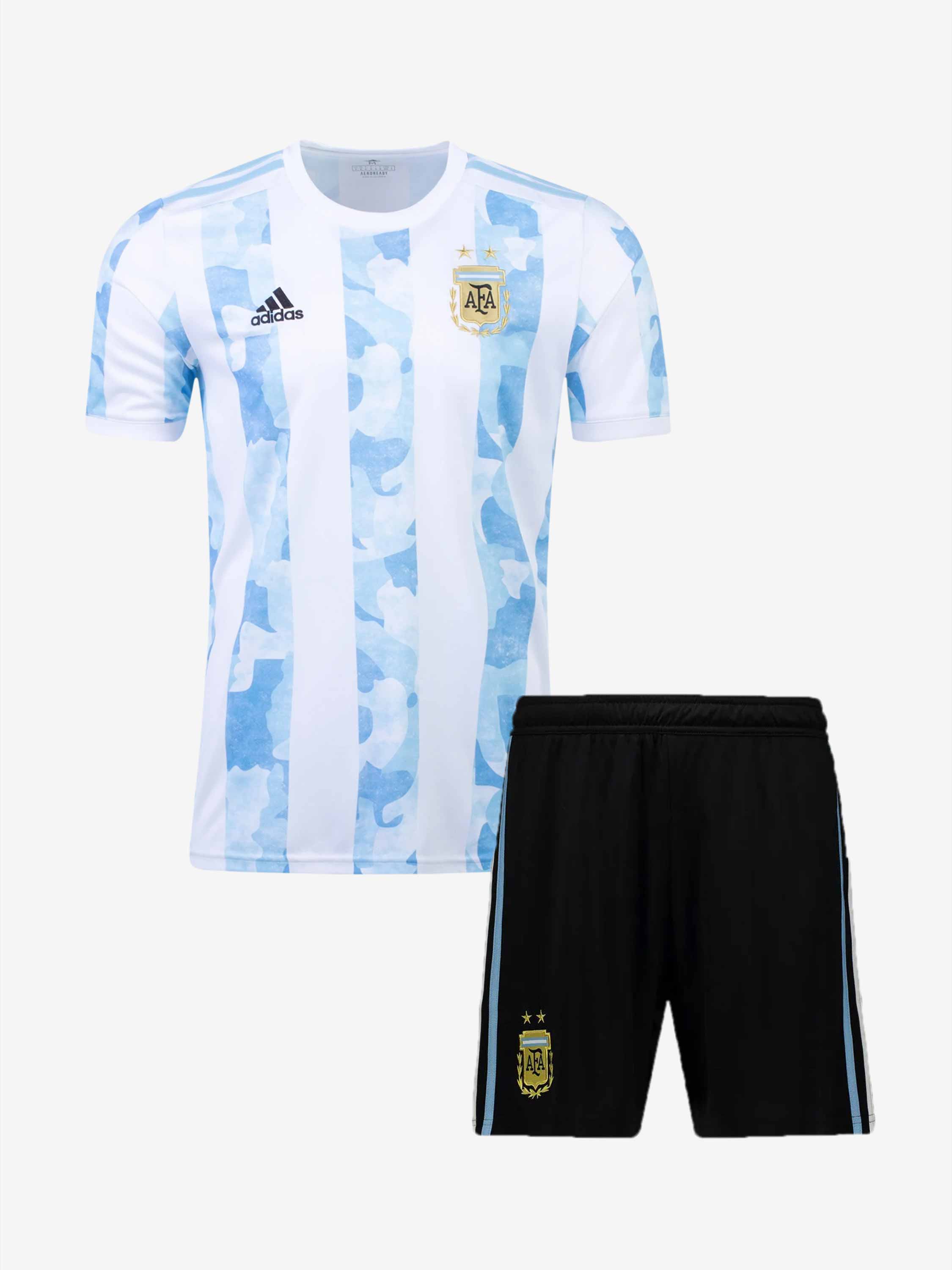 Argentina Home Football Jersey And 