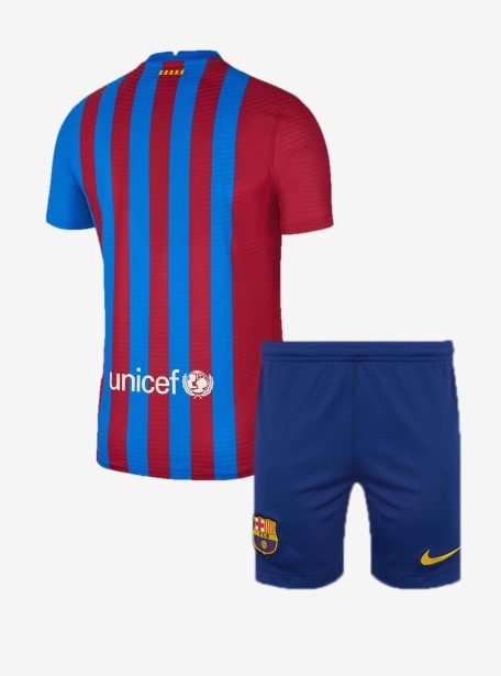 Barcelona-Home-Football-Jersey-And-Shorts-21-22-Season1-Back