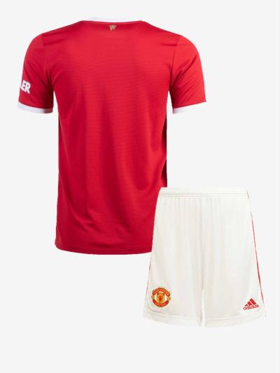 Manchester-United-Home-Football-Jersey-And-Shorts-21-22-Season-Back