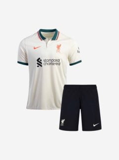 Kids-Liverpool-Away-Football-Jersey-And-Shorts-21-22-Season