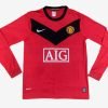 Manchester United Home Long Sleeves Retro Jersey 09-10 Season