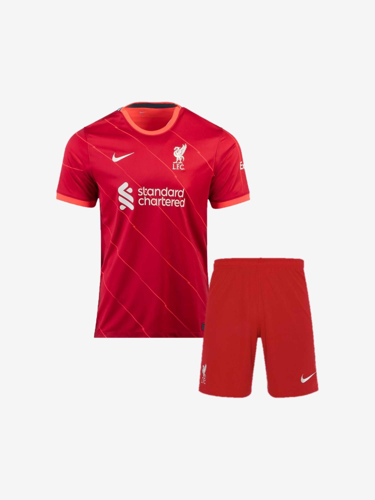 Kids-Liverpool-Home-Football-Jersey-And-Shorts-21-22-Season