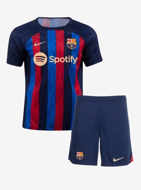 Barcelona-Home-Jersey-And-Shorts-22-23-Season