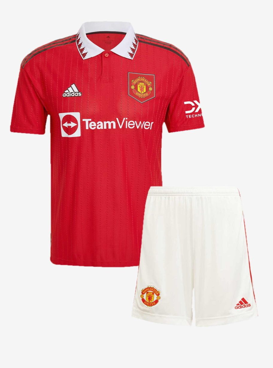 Manchester United Home Jersey And Shorts 22-23 Season Online.