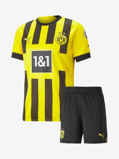 Borussia-Dortmund-Home-Jersey-And-Shorts-22-23-Season