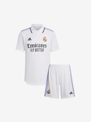 Kids-Real-Madrid-Home-Football-Jersey-And-Shorts-22-23-Season