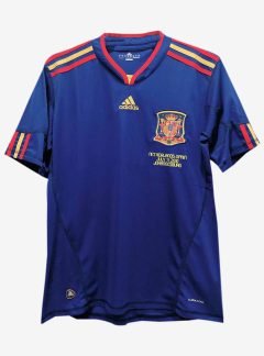 Spain Away 2010 World Cup Champions Retro Jersey