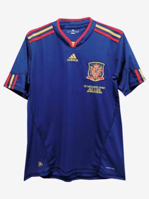 Spain Away 2010 World Cup Champions Retro Jersey