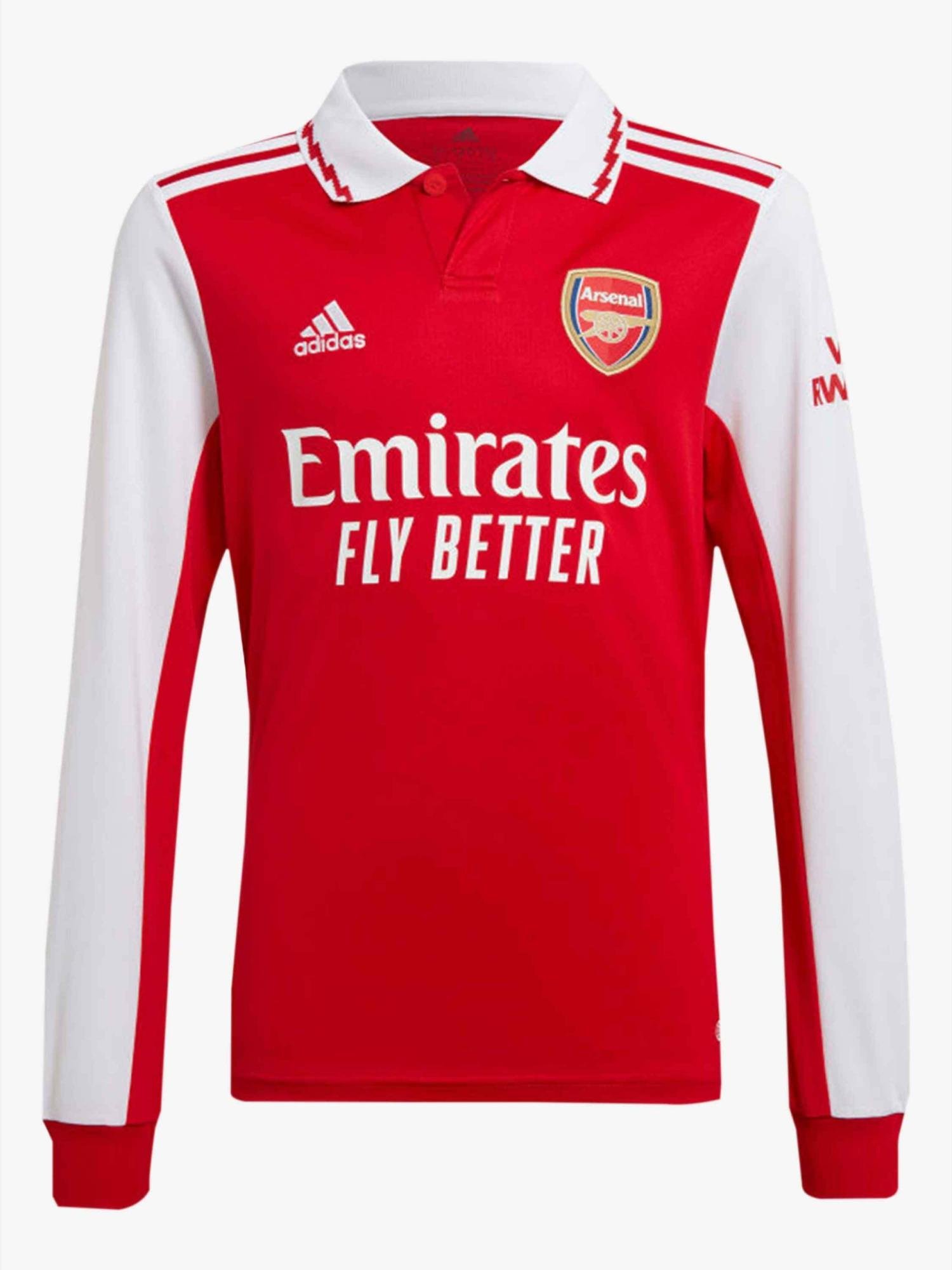 Arsenal-Home-Long-Sleeves-Jersey-22-23-Season-Premium