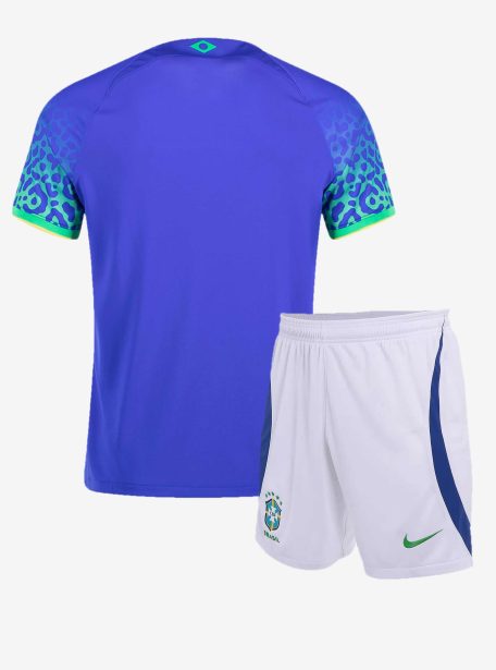 Brazil-Away-Foottball-Jersey-And-Shorts-2022-Worldcup-Back