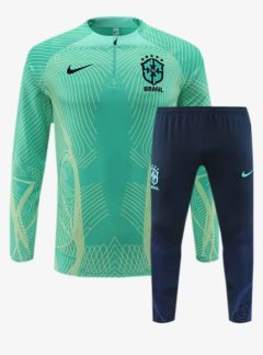 Brazil-Green-Jacket-And-Navy-Blue-Trackpants-22-23-Season