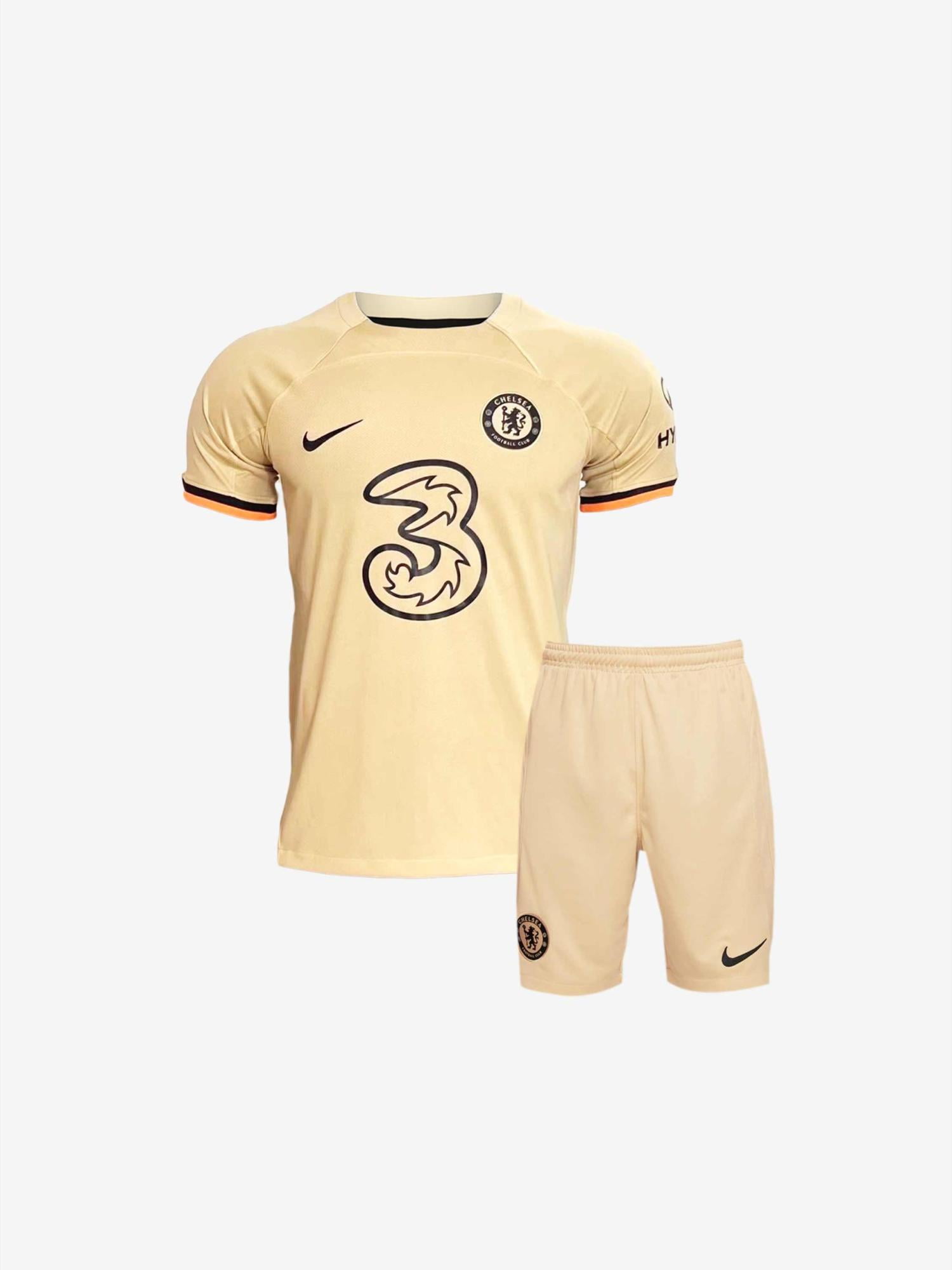 Kids-Chelsea-Third-Football-Jersey-And-Shorts-22-23-Season