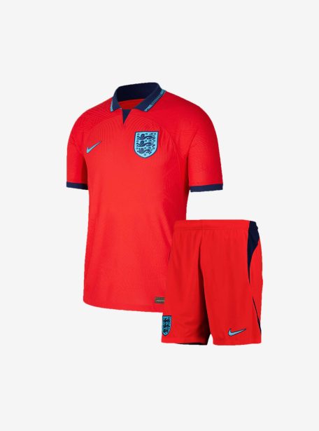Kids-England-Away-Football-Jersey-And-Shorts-22-23-Season