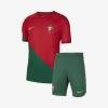 Kids-Portugal-Home-Football-Jersey-And-Shorts-22-23-Season