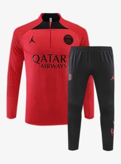 PSG-Red-Jacket-And-Black-Trackpants-22-23-Season
