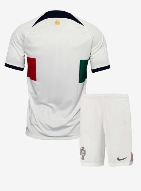 Portugal-Away-Foottball-Jersey-And-Shorts-2022-Worldcup-back