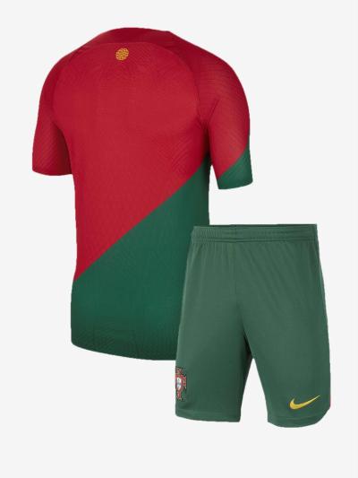 Portugal-Home-Foottball-Jersey-And-Shorts-2022-Worldcup-Back