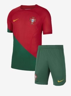 Portugal-Home-Foottball-Jersey-And-Shorts-2022-Worldcup