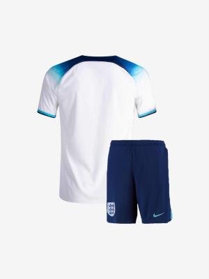 Kids-England-Home-Football-Jersey-And-Shorts-22-23-Season-Back