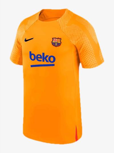 Barcelona-Nike-2021-2022-Strike-Jersey-Orange-Color