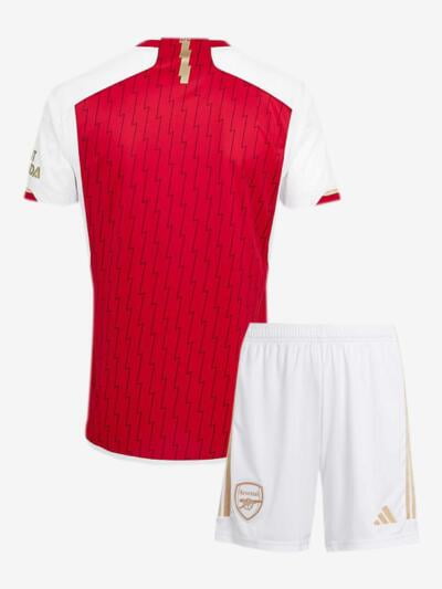 Arsenal-Home-Jersey-And-Shorts-23-24-Season-Premium-Back