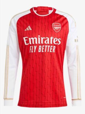 Arsenal-Home-Long-Sleeves-Jersey-23-24-Season-Premium