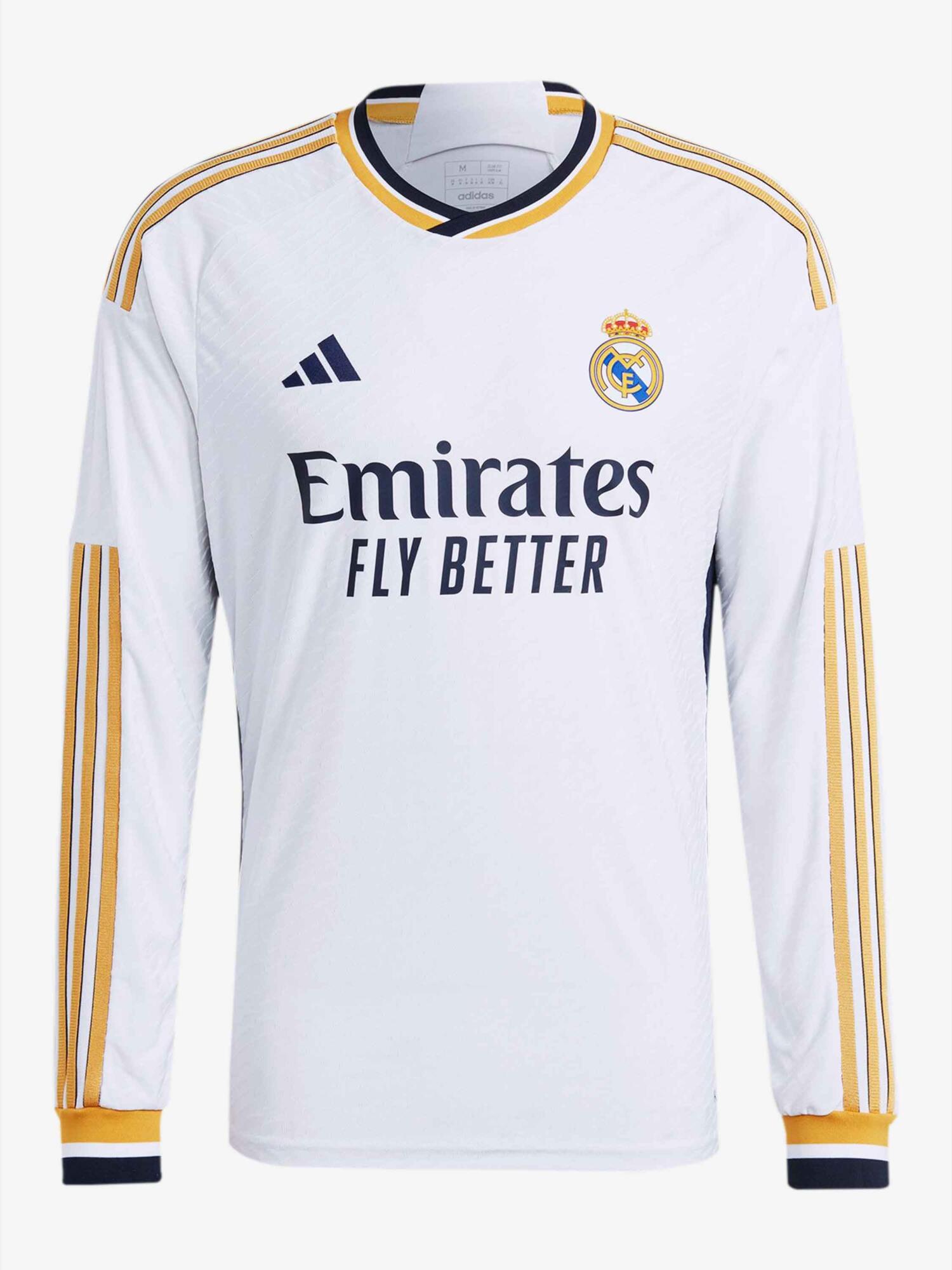 Real Madrid Home Jersey 23 24 Season Long Sleeves Premium