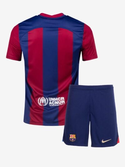 Barcelona-Home-Jersey-And-Shorts-23-24-Season-Premium-Back