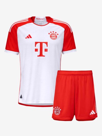 Bayern-Munich-Home-Jersey-And-Shorts-23-24-Season-Premium-Front