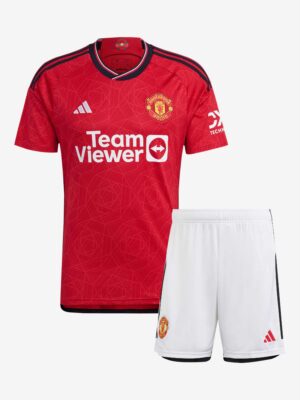 Manchester-United-Home-Jersey-And-Shorts-23-24-Season-Premium-Front